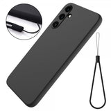 Samsung Galaxy A55 Cover med Rem Silikone Sort