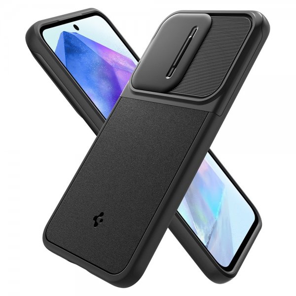 Spigen Samsung Galaxy A55 Cover Optik Armor Sort