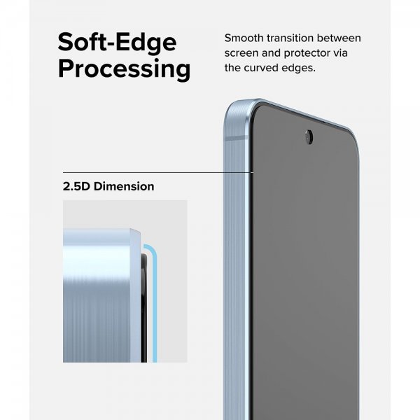 Ringke Samsung Galaxy A55 Skærmbeskyttelse Easy Slide 2-pak