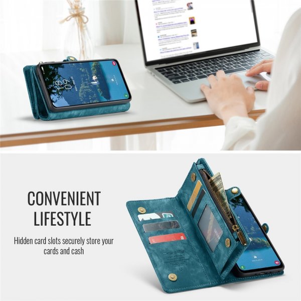 CaseMe Samsung Galaxy A56 Etui 008 Series Aftageligt Cover Blå
