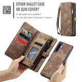 CaseMe Samsung Galaxy A56 Etui 008 Series Aftageligt Cover Brun