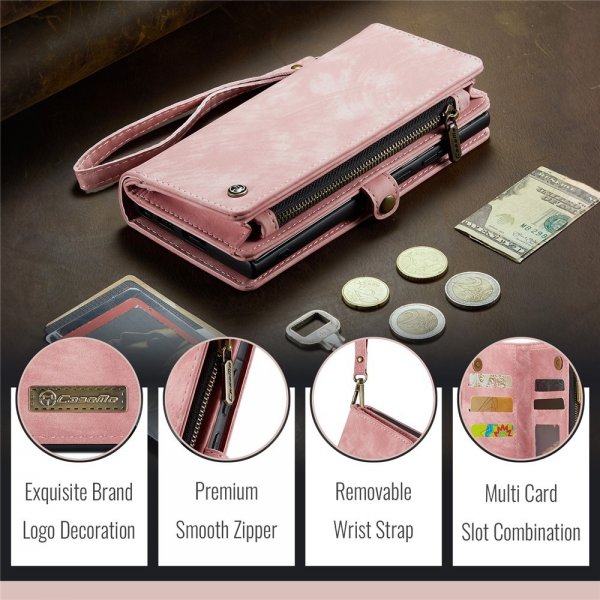 CaseMe Samsung Galaxy A56 Etui 008 Series Aftageligt Cover Rosaguld