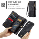 CaseMe Samsung Galaxy A56 Etui 008 Series Aftageligt Cover Sort