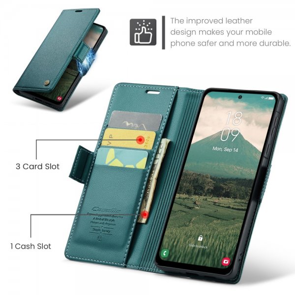 CaseMe Samsung Galaxy A56 Etui 023 Series Grøn