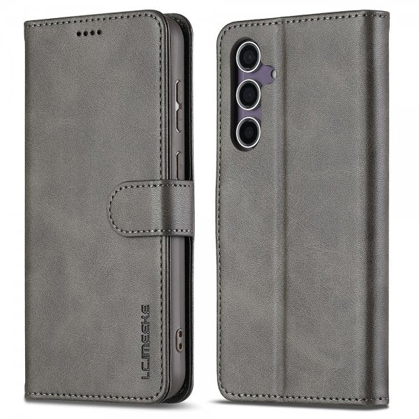 Lc.Imeeke Samsung Galaxy A56 Etui med Kortlomme Stativfunktion Grå