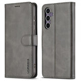 Lc.Imeeke Samsung Galaxy A56 Etui med Kortlomme Stativfunktion Grå