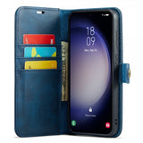 Dg.Ming Samsung Galaxy A56 Etui med Aftageligt Cover Blå