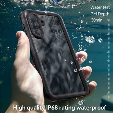 Redpepper Samsung Galaxy A56 Cover Vandtæt IP68 Sort