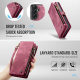 CaseMe Samsung Galaxy A57 Cover 008 Series Aftagelig Skal Rød