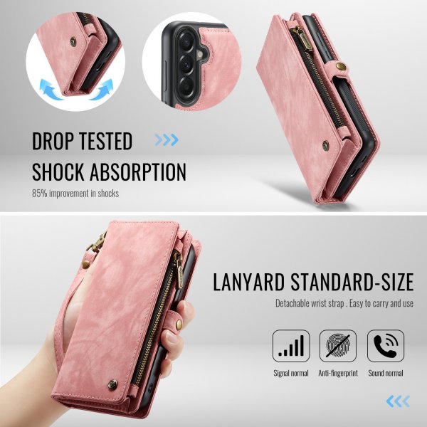 CaseMe Samsung Galaxy A57 Etui 008 Series Aftageligt Cover Rosa