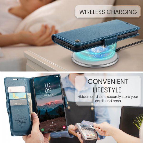 CaseMe Samsung Galaxy A57 Cover 023 Series Blå