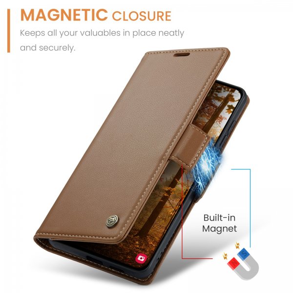 CaseMe Samsung Galaxy A57 Etui 023-serien Brun