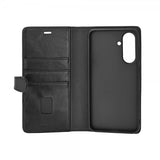 Buffalo Samsung Galaxy A57 Etui 2-i-1 Ægte Læder 3 Kortlommer Sort