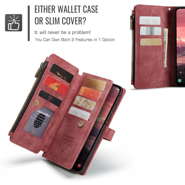 CaseMe Samsung Galaxy A57 Etui C30 Series Rød