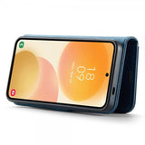 Dg.Ming Samsung Galaxy A57 Etui med Aftageligt Cover Blå