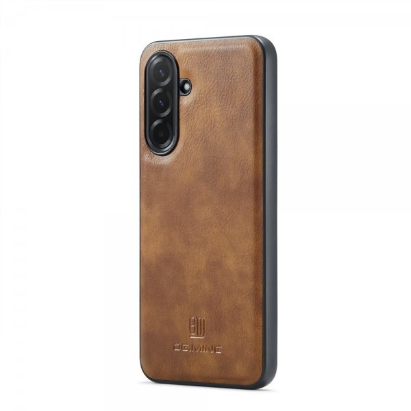 Dg.Ming Samsung Galaxy A57 Etui med Aftageligt Cover Brun