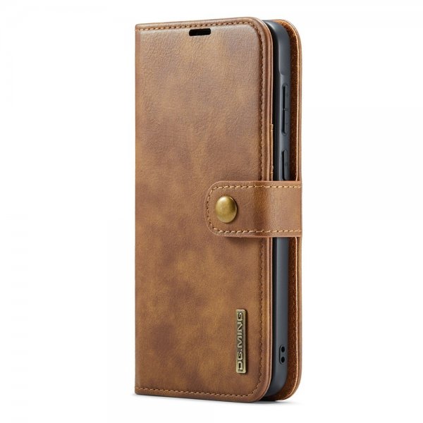 Dg.Ming Samsung Galaxy A57 Etui med Aftageligt Cover Brun