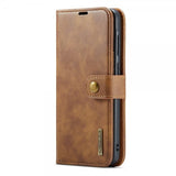 Dg.Ming Samsung Galaxy A57 Etui med Aftageligt Cover Brun