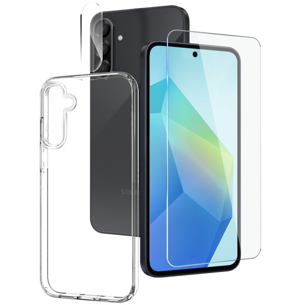 Northjo Samsung Galaxy A57 Cover med Skærmbeskyttelse og Kamerabeskyttelse 3-i-1