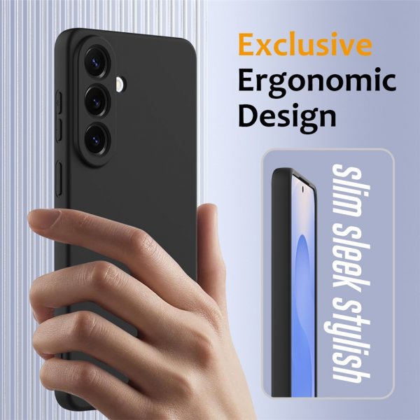 Samsung Galaxy A57 Cover med rem Silikone MagSafe Sort