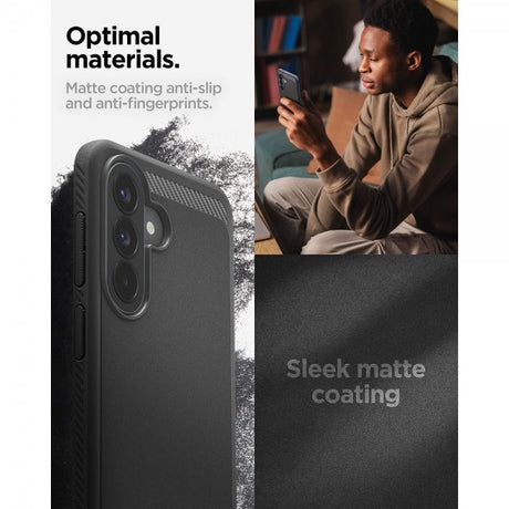 Spigen Samsung Galaxy A57 Cover Rugged Armor Mat Sort
