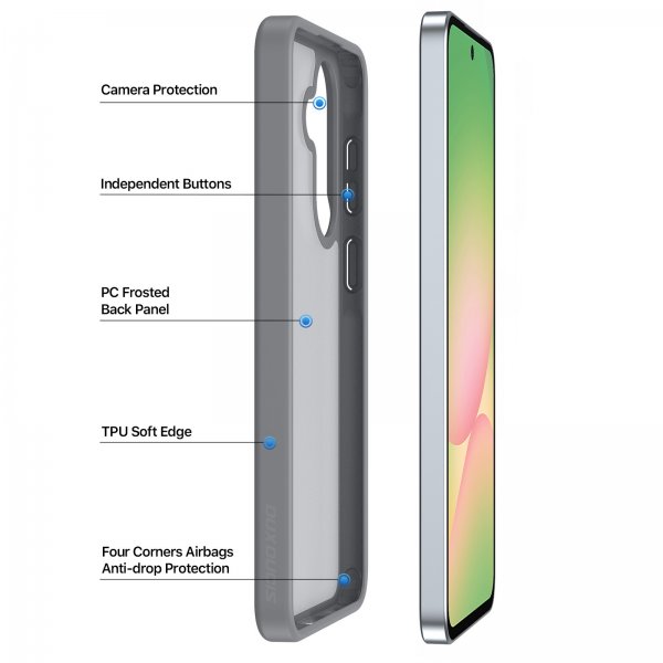 Dux Ducis Samsung Galaxy A57 Cover Yind Series Grå