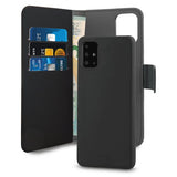 Puro Samsung Galaxy A71 Fodral Pung Aftagelig 2-i-1 Sort