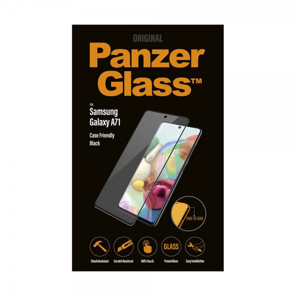 PanzerGlass Samsung Galaxy A71 Skærmbeskyttelse CaseFriendly Edge-to-Edge