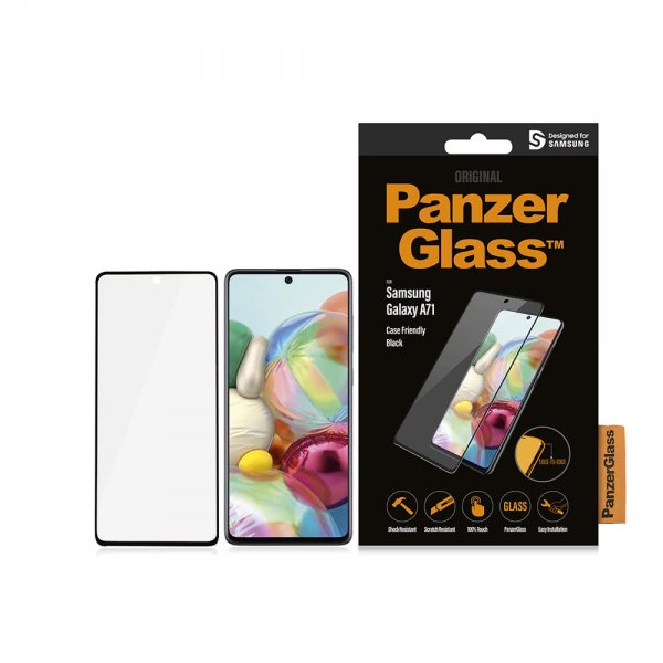 PanzerGlass Samsung Galaxy A71 Skærmbeskyttelse CaseFriendly Edge-to-Edge
