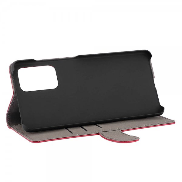Gear Samsung Galaxy A72 Etui med Kortlomme Rød