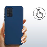 Samsung Galaxy A72 Cover Silikone Blå