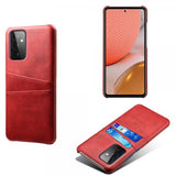Samsung Galaxy A72 Cover To Kortlommer Rød
