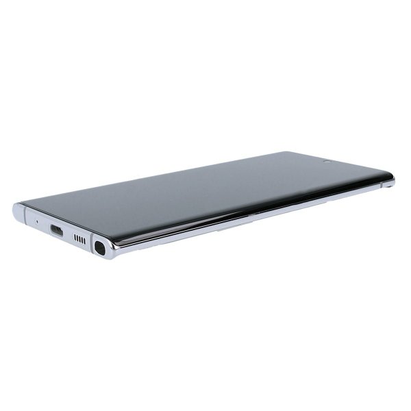 Samsung Galaxy Note 10 Skærm med LCD Display Original - Hvid
