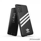 Adidas Samsung Galaxy Note 20 Cover OR 3 Stripes Snap Case Sort Hvid