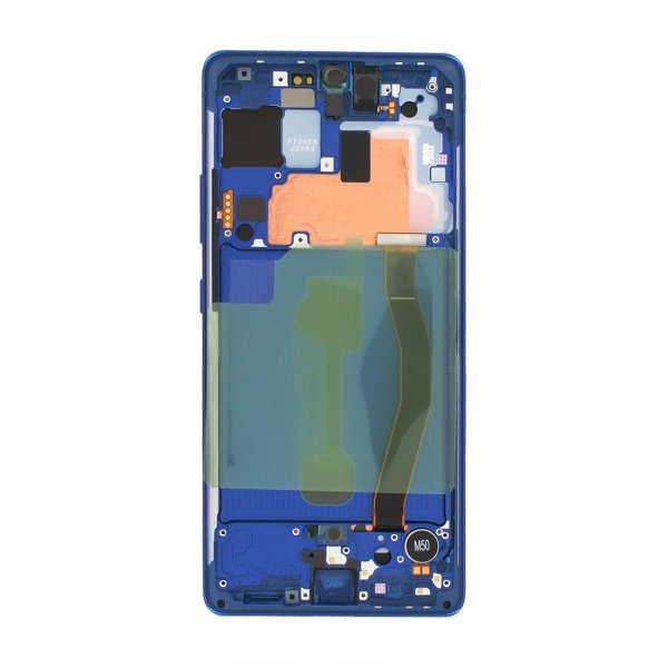Samsung Galaxy S10 Lite (SM-G770F) Skærm med LCD Display Original - Blå
