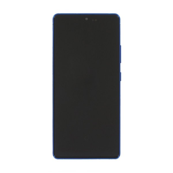 Samsung Galaxy S10 Lite (SM-G770F) Skærm med LCD Display Original - Blå