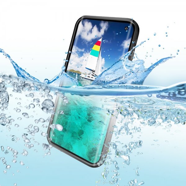 Redpepper Samsung Galaxy S10 Plus Cover Vandtæt IP68 Sort
