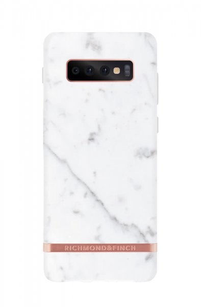Richmond & Finch Samsung Galaxy S10 Plus Cover White Marble