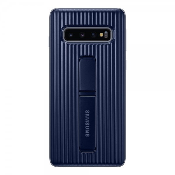 Samsung Original Galaxy S10 Cover Protective Stand Cover Mørkeblå