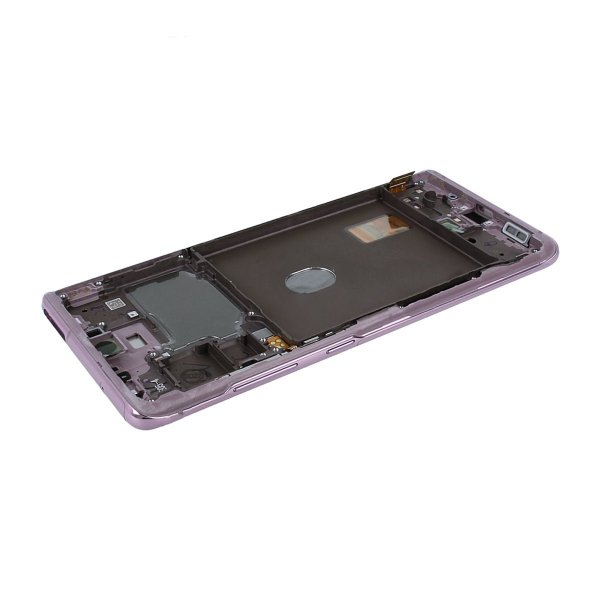 Samsung Galaxy S20 FE 5G Skærm med LCD Display Original - Lavendel