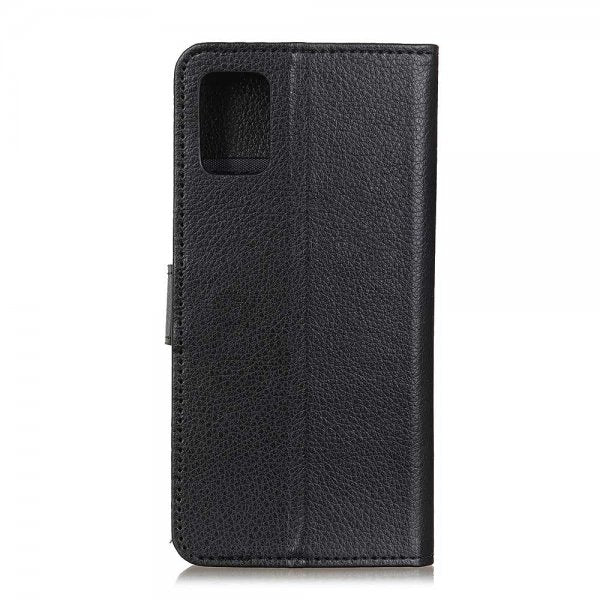 Samsung Galaxy S20 FE Læder Flip Cover Litchi Sort