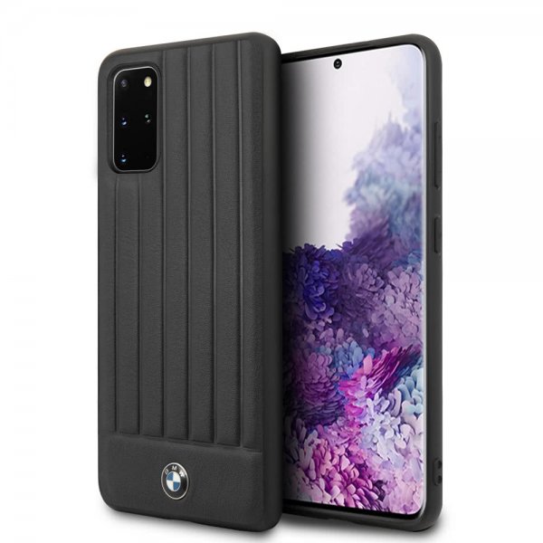 BMW Samsung Galaxy S20 Plus Cover Læder Lines Sort