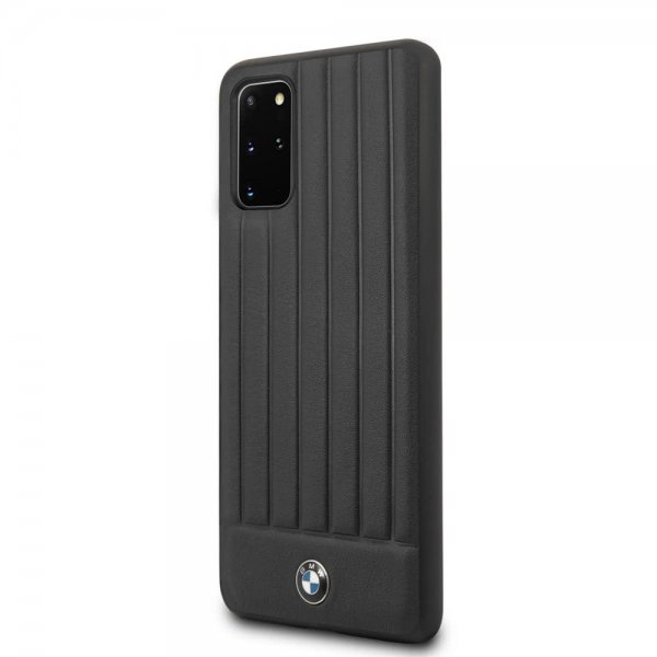 BMW Samsung Galaxy S20 Plus Cover Læder Lines Sort