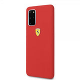 Ferrari Samsung Galaxy S20 Plus Cover med Logo Rød