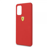 Ferrari Samsung Galaxy S20 Plus Cover med Logo Rød