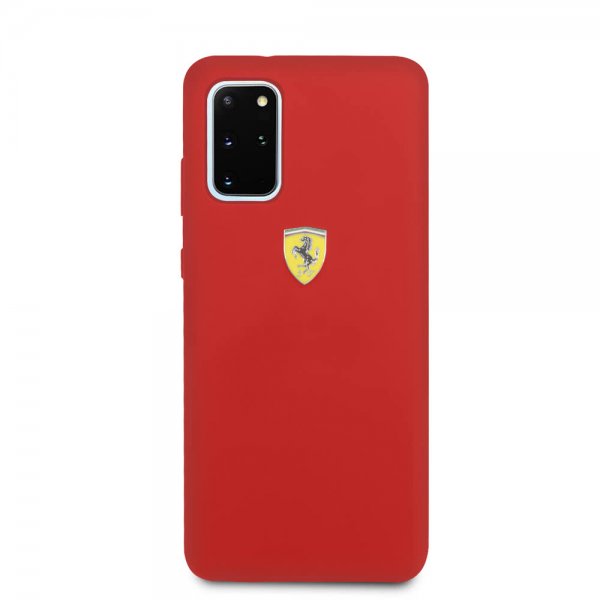 Ferrari Samsung Galaxy S20 Plus Cover med Logo Rød