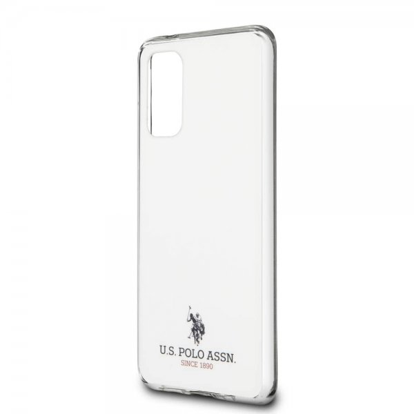 U.S. Polo Samsung Galaxy S20 Plus Cover med Logo Hvid