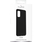 Puro Samsung Galaxy S20 Cover Icon Sort