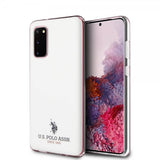 U.S. Polo Samsung Galaxy S20 Cover med Logo Hvid