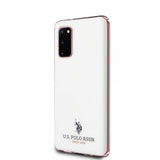 U.S. Polo Samsung Galaxy S20 Cover med Logo Hvid